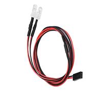 Socobeta 1/10 Modèle Drift Car 2 Pièces Lumières LED Technologie Avancée Accessoire RC Effet Simulatif Réaliste pour la Conduite de Nuit Lumière Blanche 9#, de Couleurs 10# (Lumière Blanche n ° 9)