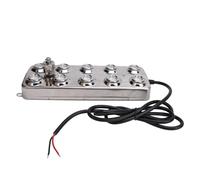 Socobeta 10 Têtes de Brouillard, Acier Inoxydable DC48v DC48v Maker de Brume Ultrasonique Stable pour l'étang