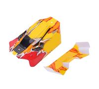 Socobeta 144001 Coque de Carrosserie de Voiture RC avec Aile Arrière pour WLtoys 144001 144010 1/14 Pièce de Mise à Niveau de Voiture Télécommandée