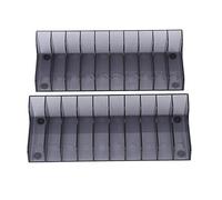 Socobeta 2 pièces boîte de carte de jeu support de stockage de CD de jeu de grande capacité Compatible avec PS4/SLIM/PRO