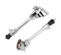 Socobeta 2 Pièces de Rechange de Pieds de Jambe de Grosse Caisse en Acier argenté avec Base Antidérapante pour la stabilité des Instruments de Percussion