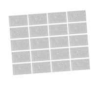 Socobeta 240 Pièces de Colle Transparente Compacte Mastic Collant Acrylique Poupée Tampon Adhésif pour Affichage de Figurine 18mm X 14mm X 1.5mm