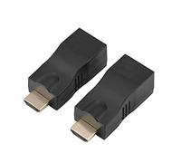 Socobeta 2X HDMI Extender Répéteur HDMI 30m à RJ45 Câble Réseau Extender Convertisseur Répéteur sur CAT-5e CAT6