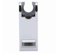 Socobeta ABS Chromeplated Shower Slider Bar Rail Rail Helder Stand Hauteur Réglable Hauteur pour Tube de 30 X 15 Mm avec Résistante à la Corrosion