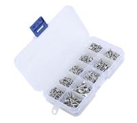 Socobeta Accessoires d'outils de Réparation 500pcs / Réglage de la Tête Plate Rivet Solide Rivet Anti-loo Solid M2 Flat Head Aluminium pour l'assemblage de l'appareil de Bureau des Ménages