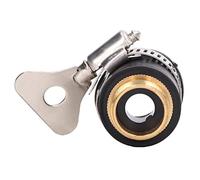 Socobeta Adaptateur de Connecteur de Robinet, Joint Rapide en Laiton Durable pour Tuyau d'eau de Jardin et de Cuisine 1/2", sans Fuite, Ajustement Universel pour Tuyaux de Jardin et de Cuisine