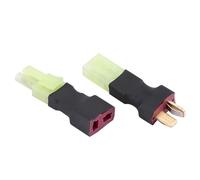 Socobeta Adaptateur de Connecteur Mâle Femelle vers Mini Connecteur Haute Température, Ensemble de 2 Pièces, pour Applications RC Haute Puissance, Facile à Souder et à Réutiliser