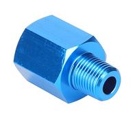 Socobeta Adaptateur de Réducteur NPT en Alliage D'aluminium Durable M12 à 1/8, Pièce de Manomètre pour Débutants, Antidéflagrant pour Joint D'adaptateur de Manomètre de Carburant