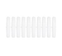 Socobeta Adaptateur de Tuyau en Plastique Non Toxique, Raccord de Connexion Durable pour Pompe et Tuyau en Silicone, 10 Pièces pour Applications Pharmaceutiques (6-6 mm droit à travers)