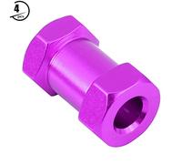 Socobeta Adaptateur Hexagonal RC Solide Durable Adaptateur de Moyeu de Roue Hex (20 mm Violet)
