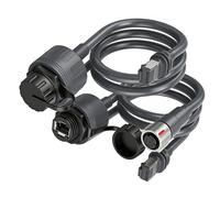 Socobeta Adaptateur Satellite Rectangulaire SPX Mâle vers RJ45, Extension Ethernet étanche Haute Vitesse pour Utilisation en Extérieur, 23awg, 1 Ensemble