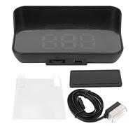 Socobeta Affichage Tête Haute HUD Universel Haute Définition pour Voiture, avec Projecteur de Pare-Brise OBD et Alarme de sécurité en Cas de Survitesse