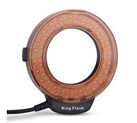 Socobeta Anneau Flash Installation Facile spécialement conçu 7 Modes de luminosité Remplir la lumière Parfaite pour Les Amateurs de Photographie