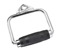 Socobeta Attache de Câble d'exercice de Gymnastique de Poignée D'étrier D'extension Simple, Acier Solide Durable et Poignée en Caoutchouc Confortable pour L'entraînement à la Maison ou en Salle de