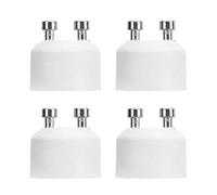 Socobeta Base GU10, 4PCS Adaptateur GU10 vers MR16 Convertisseur de Support de Lampe Résistant à la Chaleur pour Lampe Halogène LED