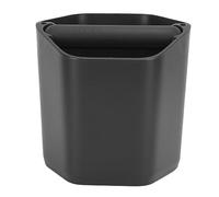 Socobeta Boîte à café, Poubelle à Marc de café de Grande capacité avec Base et Couvercle, pour Baristas et Cafés (Noire)