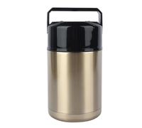 Socobeta Boîte à Déjeuner Isolée en Acier Inoxydable de 1000ml, Récipient à Soupe isolé Sous Vide à Double Paroi pour Pique-nique de Voyage à L'école et au Bureau