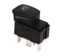 Socobeta Bouton de Commande de lève-vitre, Interrupteur de lève-vitre électrique Sensible A4548201010 Fabrication précise compacte en métal ABS pour Smart 454 FORFOUR
