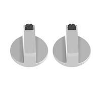 Socobeta Bouton de Cuisinière, Matériau en Alliage de Zinc, Solution de Remplacement Facile, Bouton de Cuisinière à Gaz Moderne et élégant pour Table de Cuisson de Four