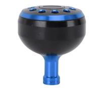 Socobeta Bouton de Poignée de Pêche en Alliage D'aluminium de 38mm, Poignée Ergonomique Antidérapante, Moulinet de Baitcasting, Accessoire modifié pour la Pêche en Mer (Noir Bleu)