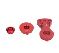 Socobeta Bras Servo Léger et Durable 25T RC pour Une Conduite Stable, Véhicule télécommandé 1/10 (Rouge)