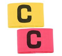 Socobeta Brassard élastique pour Jeux de Groupe Passionnants, Lot de 10 pour Les Fans de Football, Tissu en Nylon, Jaune et Rose, Convient aux Adultes et aux Enfants, Tendances Sportives (Rose)