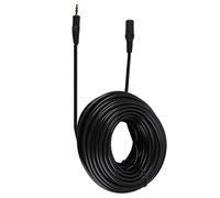 Socobeta Câble Audio Stéréo HiFi Câble Jack Aux 3.5mm Câble D'extension Audio Mâle à Femelle avec Son HiFi Stéréo pour Casque de Smartphone Noir(15 M)