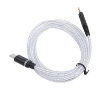 Socobeta Câble de Casque de Type C à 2.5mm, Cordon Sonore Flexible pour M30X M40X M50X HD598 599, Construction en PVC de qualité Supérieure de 1.5m