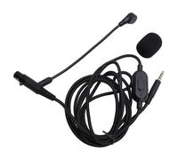 Socobeta Câble de Casque XLR Femelle à 3 Broches vers 3,5 Mm, Conception Durable avec Micro Réglable pour Musiciens de Podcasting, 1,8 M