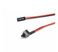 Socobeta Câble de Commutation de Réinitialisation Instantanée de Haute qualité, 2 Broches, pour Redémarrage du PC, Connecteur de Commutateur D'alimentation de la Carte Mère dans le Châssis ATX