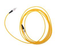 Socobeta Câble de Raccordement à Fibre Monomode à Performances Stables avec une Bonne stabilité de Température, 2 Pièces de 3 Mètres de Câble de Raccordement FC/UPC vers FC/UPC Jaune pour Système de