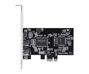 Socobeta Câble Firewire Plug-and-Play Carte contrôleur PCI-E Haute Vitesse Ordinateur à Fonctionnement simultané