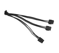 Socobeta Câble GPU 12VHPWR PCIE 5.0 12 + 4 Broches à 3x8 Broches, Extension Durable Haute Vitesse pour Cartes Graphiques RTX 3090Ti 4090 4080 320mm