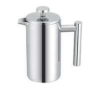 Socobeta Cafetière à Presse Française en Acier Inoxydable, avec Filtre Isolant à Double Paroi, pour la Cuisine du Bureau à Domicile, 350ML