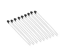 Socobeta Capteur de Température à Thermistance MF52 de Haute Précision 10 Pièces pour le Contrôle automatisé de la Machine avec Câble de 30 Mm pour Instrument Industriel (15K-B3950-L30)