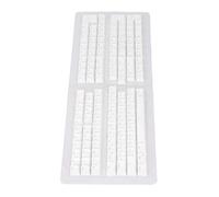 Socobeta Capuchons de Touches de Clavier 132 Touches, Profil OEM Russe, Finition Mate ABS Durable, Capuchons de de Remplacement Ergonomiques pour Claviers Mécaniques 132 (Blanche)