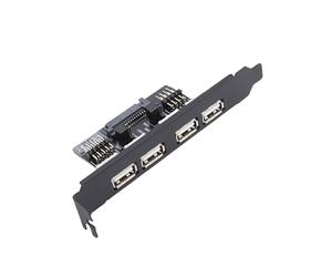 Socobeta Carte D'extension Double Port 9 Broches vers 4 Ports USB 2.0 avec connectivité Effort pour Les Ordinateurs de Bureau, Installation Facile et fonctionnalité Fiable