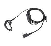 Socobeta Casque, oreillette Double PTT Facile à Utiliser Confortable Applicable Haute fidélité Stable pour Talkie-walkie