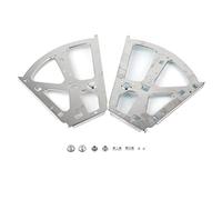 Socobeta Charnières D'armoire à Chaussures en Acier Inoxydable, Raccords D'accessoires 2 Pièces pour étagère à Chaussures pour la Cuisine et le Salon (Double couche)