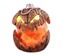 Socobeta Citrouille Activée par la Voix de 20 Cm, Yeux Jaunes LED et Mécanisme Pop-up pour Décorations Intérieures et Extérieures d'halloween Thanksgiving