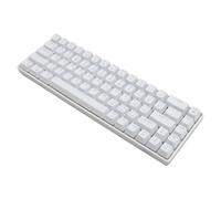 Socobeta Clavier Mécanique 68 Touches avec Interrupteurs Rouges, Rétro-éclairage Bleu Glace échangeable à Chaud, pour Jeux, Maison et Bureau