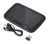 Socobeta Clavier sans Fil Mini et pavé Tactile Muitimedia 2.4G Clavier rétroéclairé Télécommande pour TV Box PC