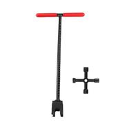 Socobeta Clé à clé pour Compteur D'eau à Poignée en T avec Outil Multiple à 4 Voies pour Vanne D'arrêt et Accès à la Boîte de Bordure en Acier