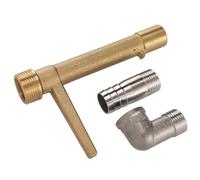 Socobeta oupleur Rapide en Laiton Durable pour une Irrigation Efficace du Jardin e Vanne G3/4 en Acier Inoxydable pour les Amateurs de Jardinage