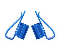 Socobeta Clips de Tuyau en Plastique 2 Pièces, Support de Tube D'Aquarium Réglable pour Seau et Aquarium, avec Poignée pour Tuyaux de 8mm à 16mm