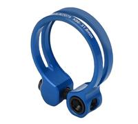 Socobeta Collier de Serrage de Selle de Vélo, Structure Creuse pour une Expérience de Conduite Améliorée, Alliage D'aluminium 27.2mm 28.6mm (Bleue)