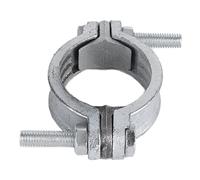 Socobeta Collier de Serrage galvanisé, Réglable, Collier de Serrage pour Tuyaux en Acier, Robuste, pour Anneaux en Caoutchouc et les Tuyaux, en Acier au Carbone (48-60mm)