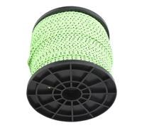 Socobeta Corde de Camping Réfléchissante en Polyester, Corde de Parachute de 164 Pieds de 4 Mm pour Le Sauvetage en Eau, Utilitaire de Tissage texturé pour Les Voyages, équipement de Camping (Vert)
