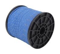 Socobeta Corde de Camping Réfléchissante en Polyester, Corde de Parachute de 164 Pieds de 4 Mm pour Le Sauvetage en Eau, Utilitaire de Tissage texturé pour Les Voyages, équipement de Camping (Bleue)