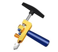 Socobeta Coupe-carreaux de Verre Multifonctionnel, Outil à Main Solide pour Couper les Miroirs en Verre à la Maison, doré